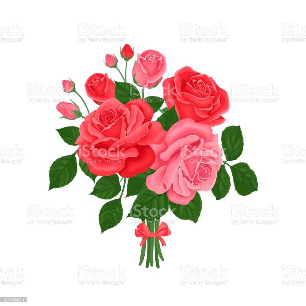 Detail Gambar Kartun Rangkaian Bunga Mawar Nomer 42