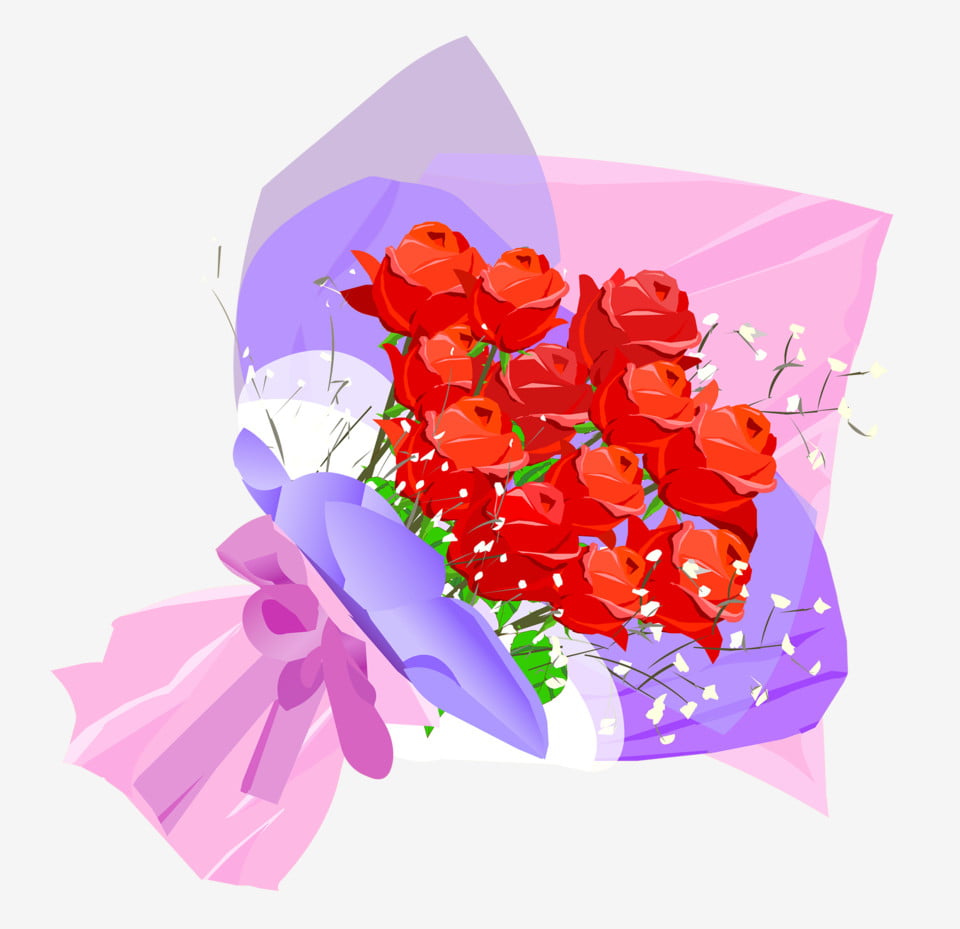 Detail Gambar Kartun Rangkaian Bunga Mawar Nomer 7