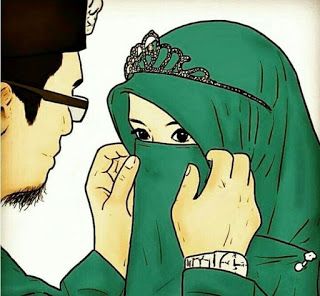 Detail Gambar Kartun Romantis Hijab Nomer 14