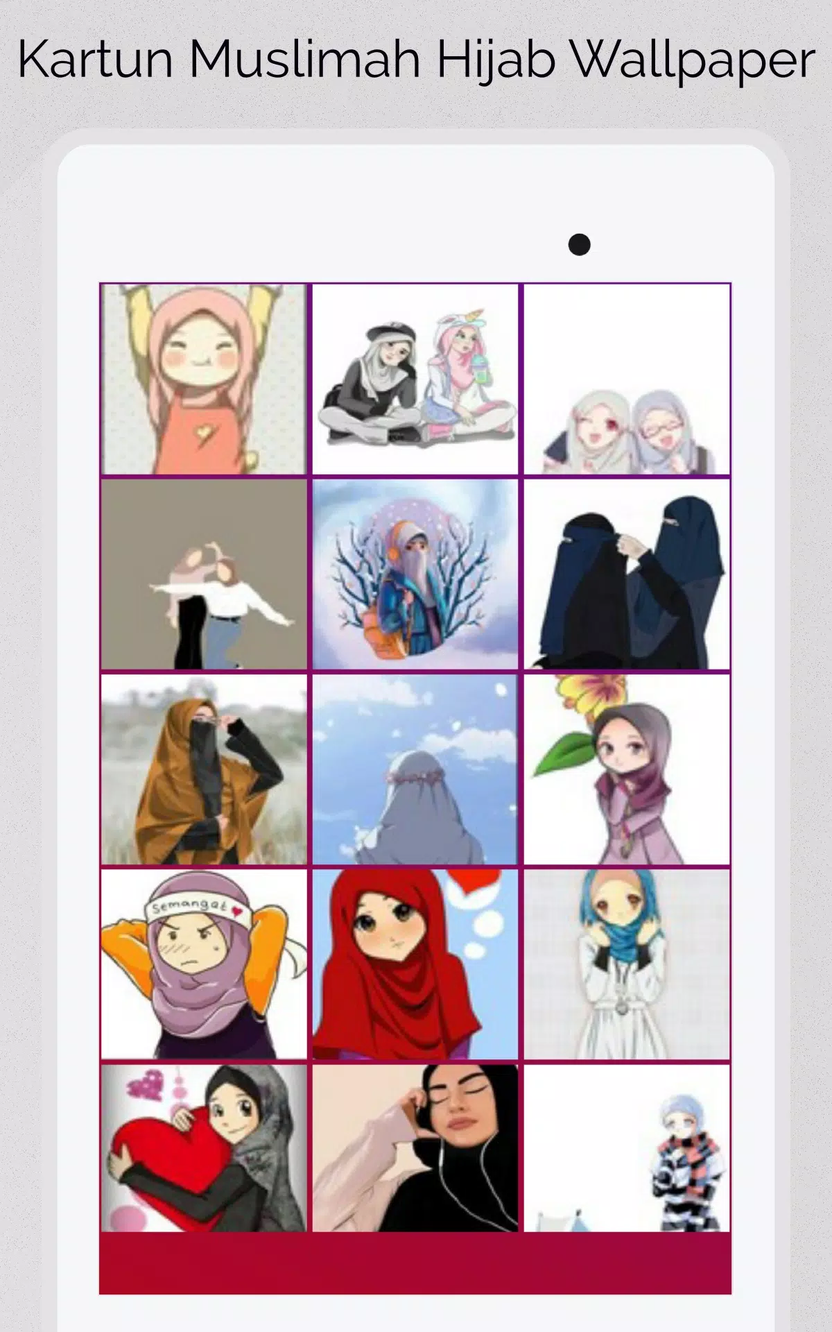Detail Gambar Kartun Romantis Hijab Nomer 29
