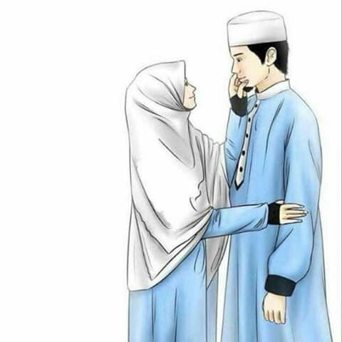 Detail Gambar Kartun Romantis Muslimah Nomer 26