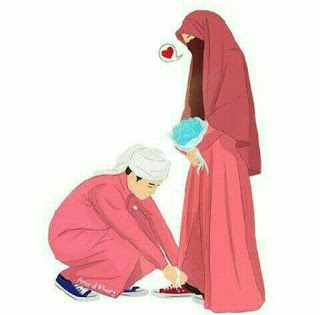 Detail Gambar Kartun Romantis Muslimah Nomer 32