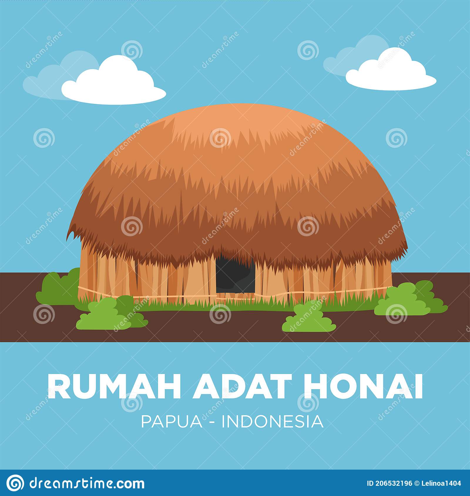 Detail Gambar Kartun Rumah Adat Di Indonesia Nomer 37