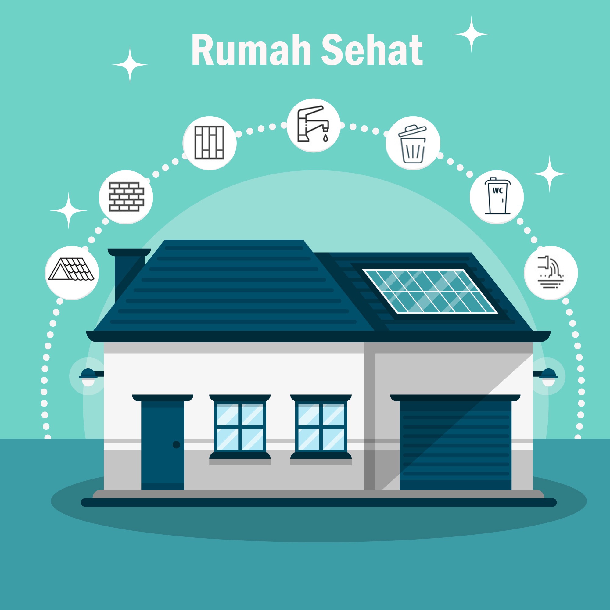 Gambar Kartun Rumah Sehat - KibrisPDR