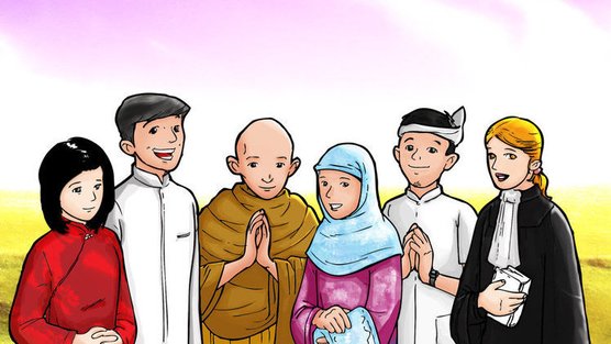 Gambar Kartun Saling Tolong Menolong 49 Koleksi Gambar