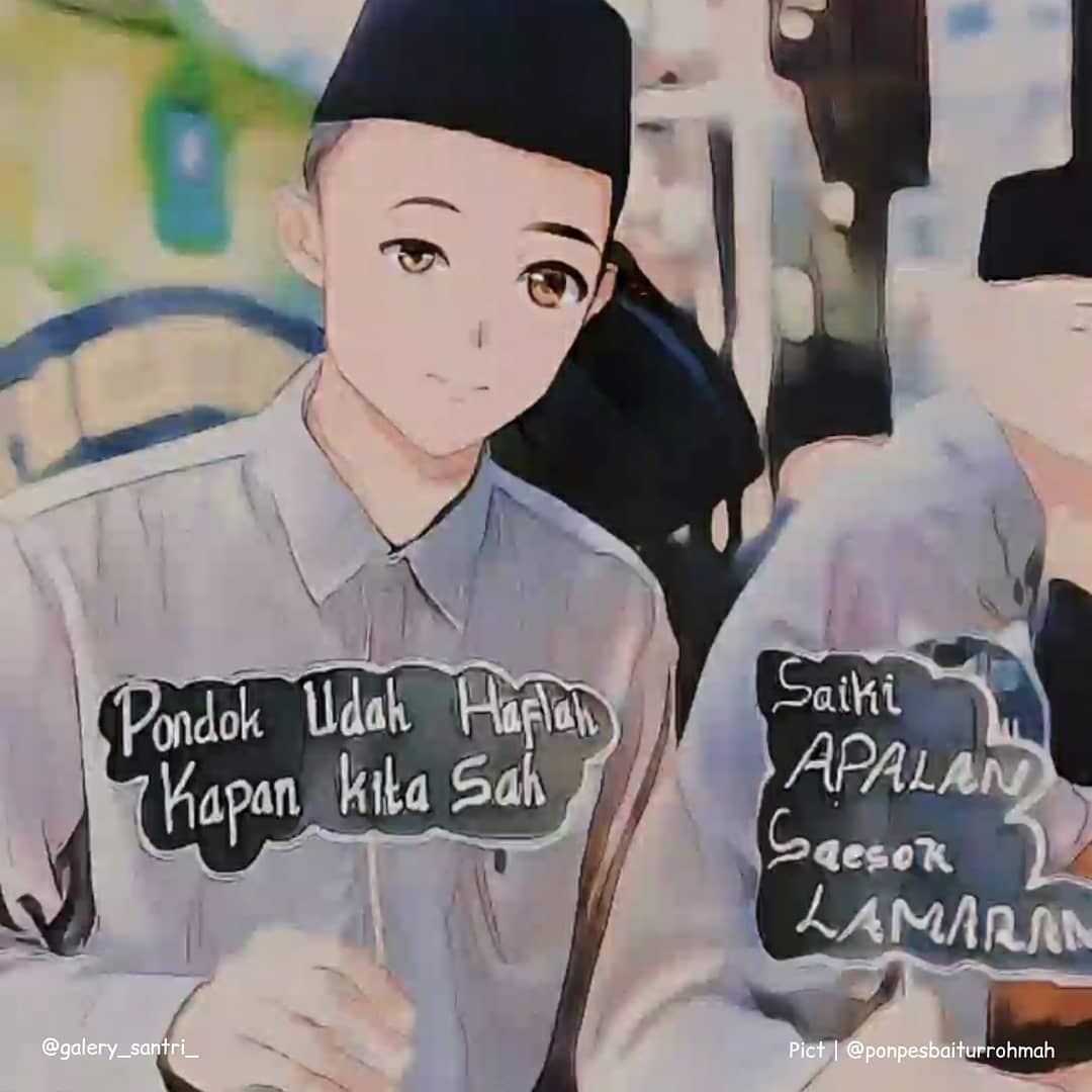 Detail Gambar Kartun Santri Putri Nomer 29