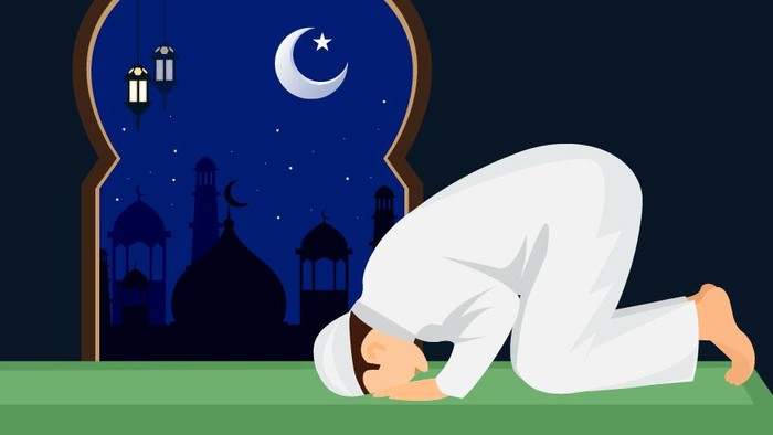 Detail Gambar Kartun Sedang Sholat Nomer 19