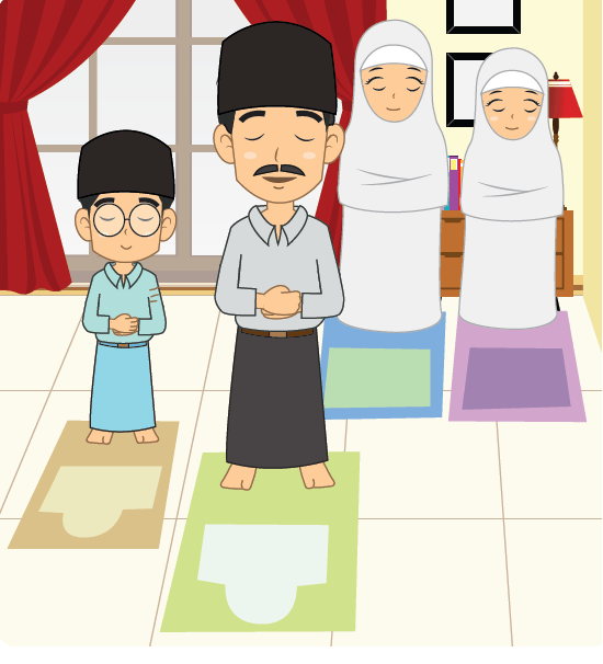 Detail Gambar Kartun Sedang Sholat Nomer 31