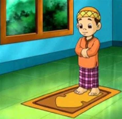 Detail Gambar Kartun Sedang Sholat Nomer 53