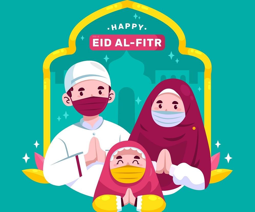 Detail Gambar Kartun Selamat Hari Raya Idul Fitri Nomer 3