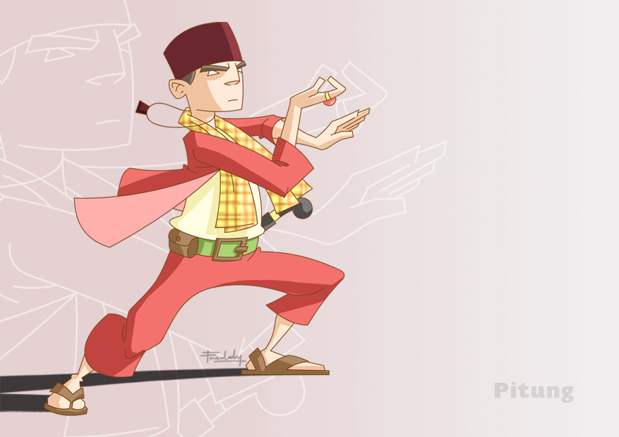 Detail Gambar Kartun Si Pitung Nomer 11