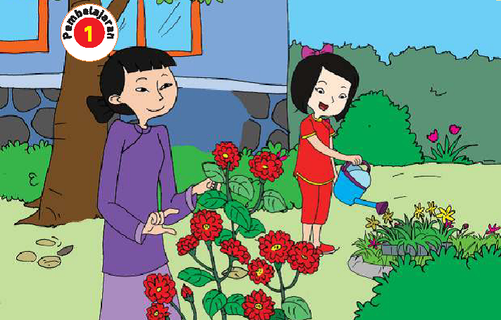 Detail Gambar Kartun Siram Bunga Nomer 27