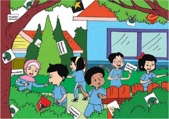 Download Gambar Kartun Siswa Sedang Kerja Bakti Di Lingkungan Sekolah Nomer 9