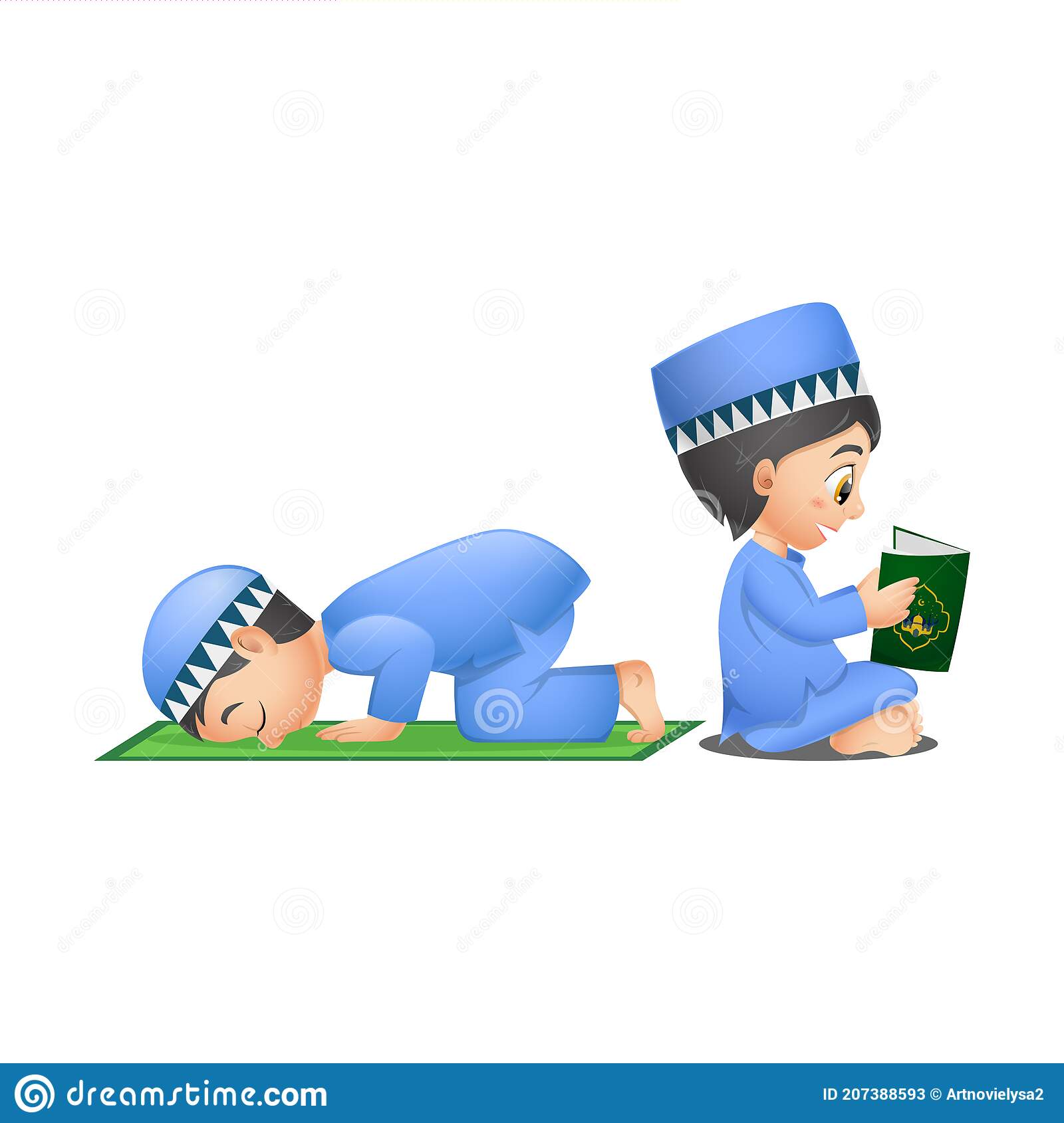 Detail Gambar Kartun Solat Nomer 23