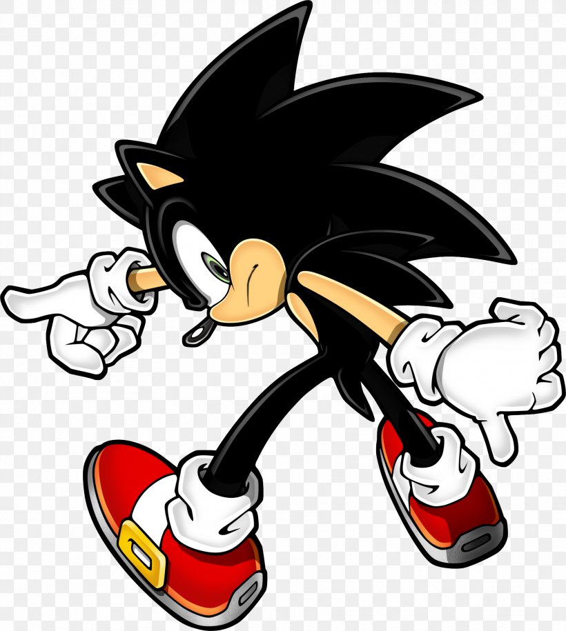 Detail Gambar Kartun Sonic Hitam Png Nomer 2