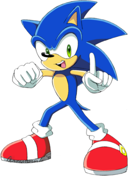 Detail Gambar Kartun Sonic Hitam Png Nomer 47