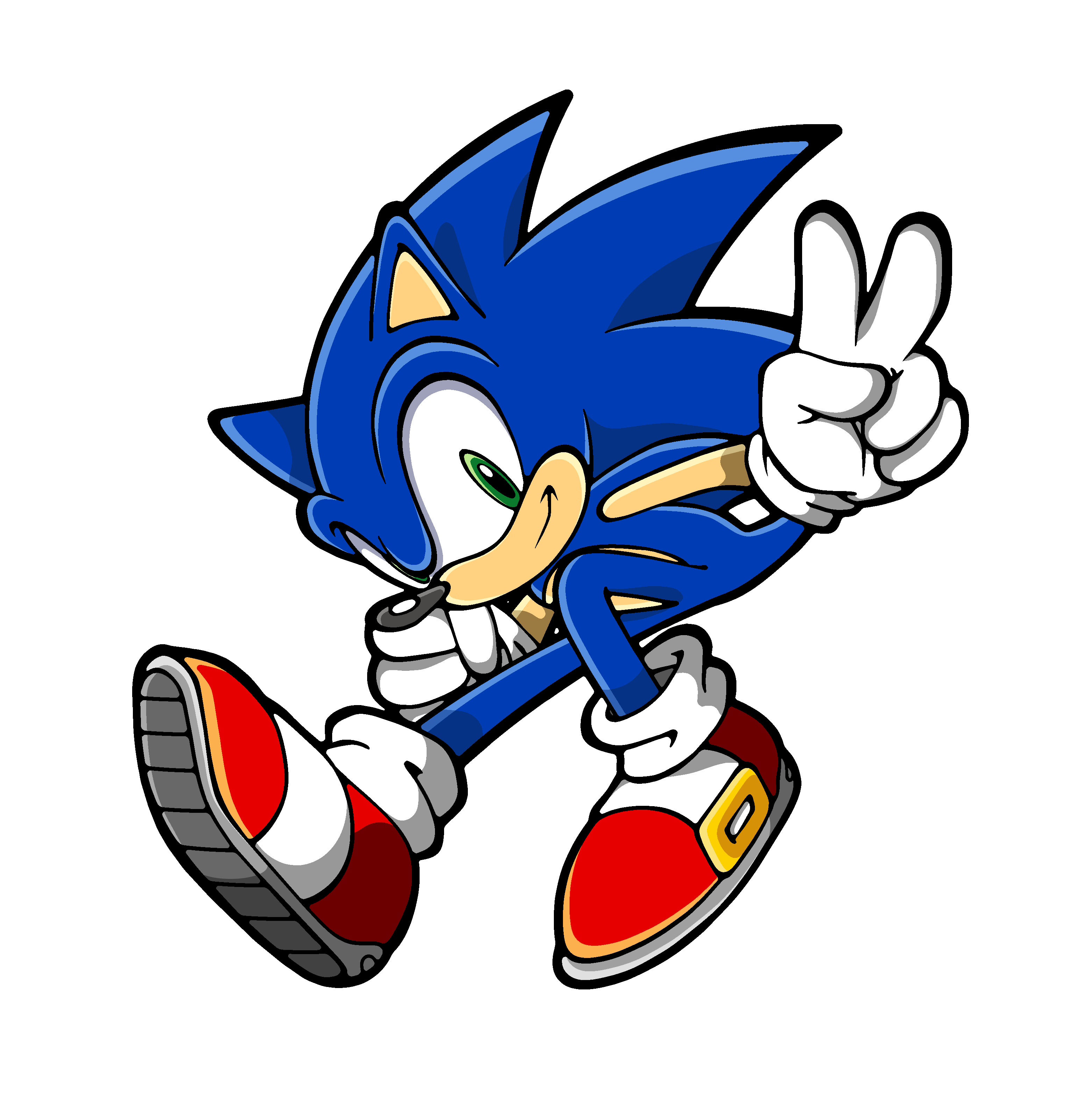 Detail Gambar Kartun Sonic Putihpng Nomer 19