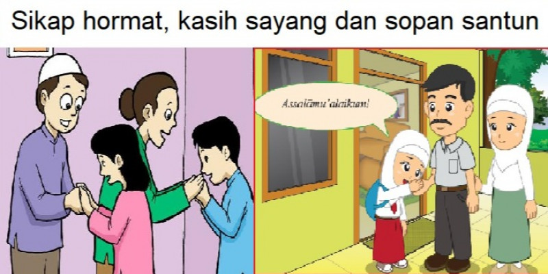 Gambar Kartun Sopan Santun 54 Koleksi Gambar