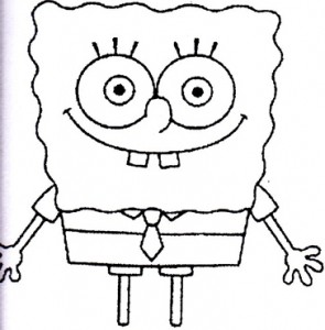 Detail Gambar Kartun Spongebob Hitam Putih Nomer 23