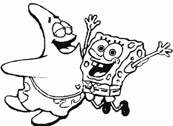 Detail Gambar Kartun Spongebob Hitam Putih Nomer 26