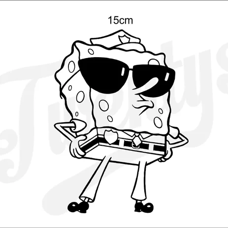 Detail Gambar Kartun Spongebob Hitam Putih Nomer 40