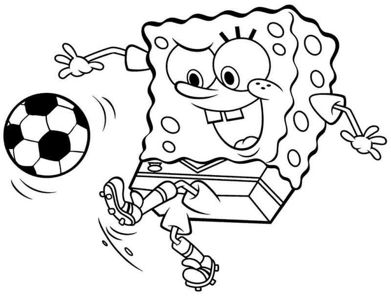 Detail Gambar Kartun Spongebob Hitam Putih Nomer 45