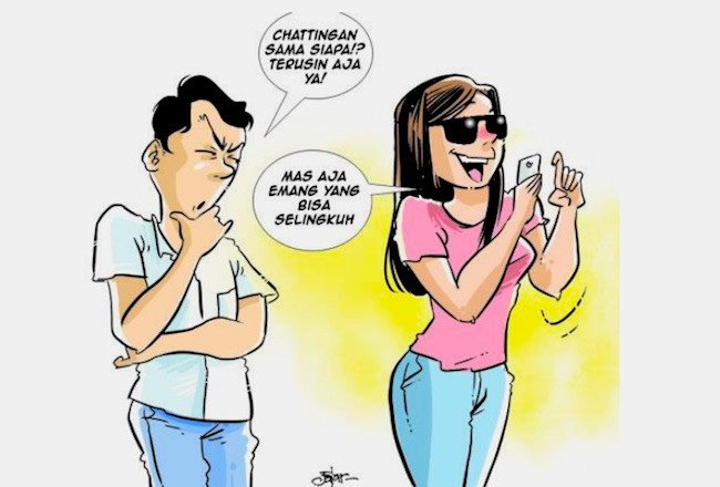 Detail Gambar Kartun Suami Takut Istri Nomer 10