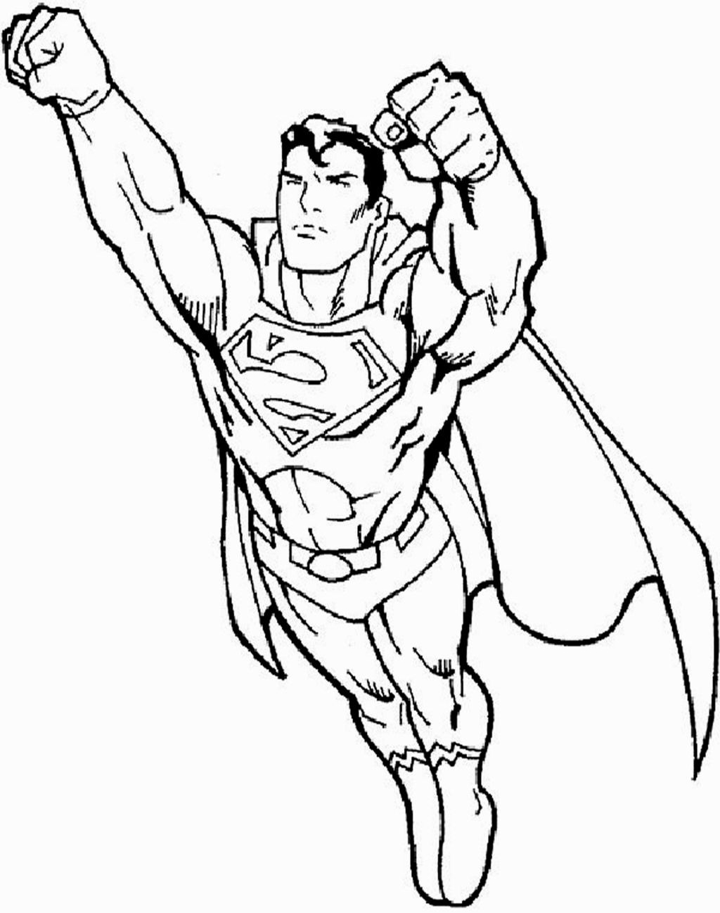Detail Gambar Kartun Superman Mewarnai Nomer 13