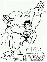 Detail Gambar Kartun Superman Mewarnai Nomer 31