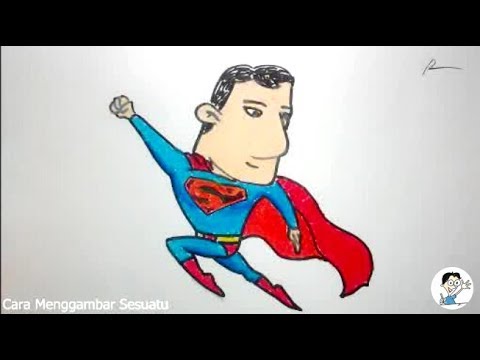 Detail Gambar Kartun Superman Mewarnai Nomer 49