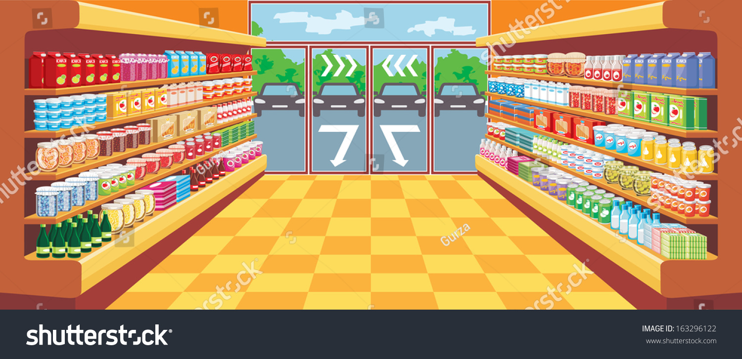 Detail Gambar Kartun Supermarket Nomer 2