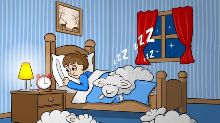 Detail Gambar Kartun Susah Tidur Nomer 11