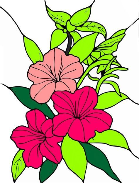 Detail Gambar Kartun Taman Bunga Yang Indah Nomer 42
