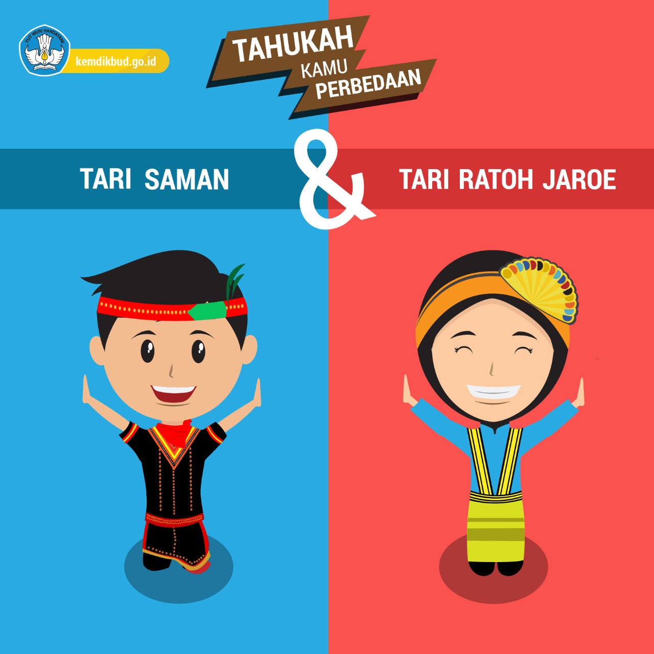 Detail Gambar Kartun Tari Saman Nomer 5