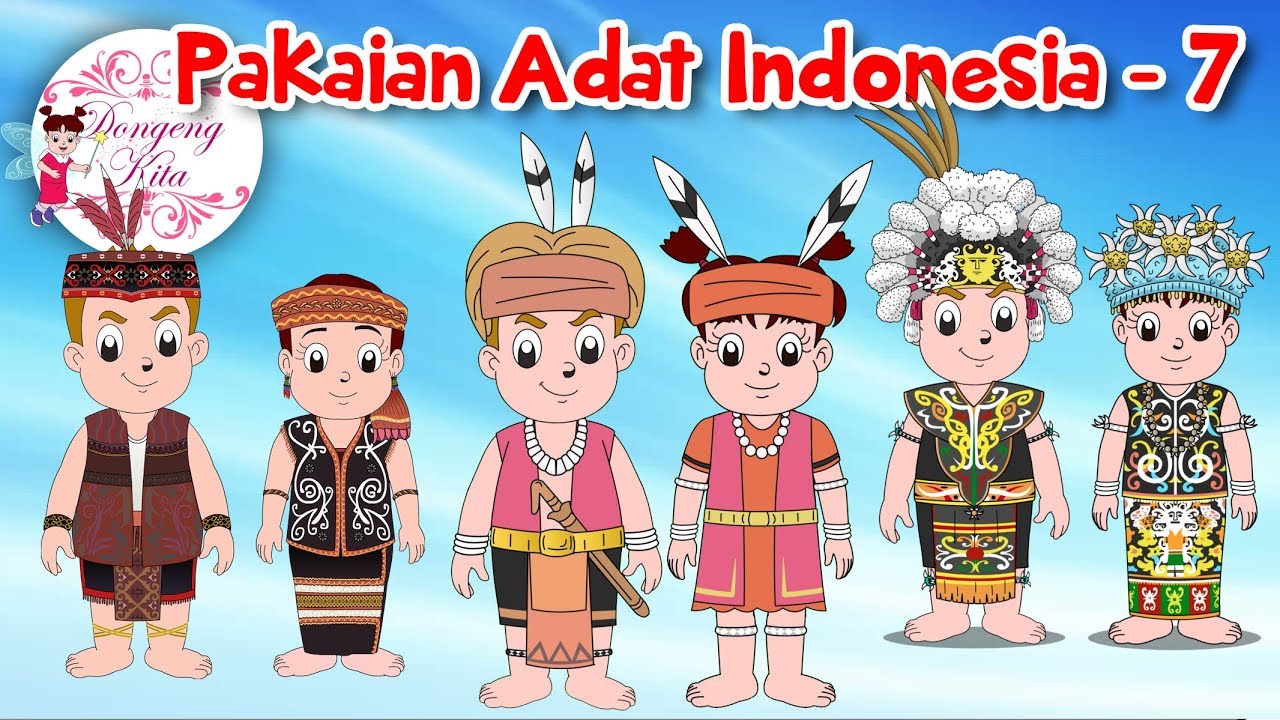 Detail Gambar Kartun Tarian Daerah Kalimantan Utara Nomer 24