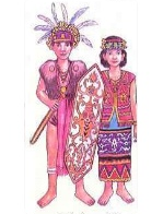 Detail Gambar Kartun Tarian Daerah Kalimantan Utara Nomer 7