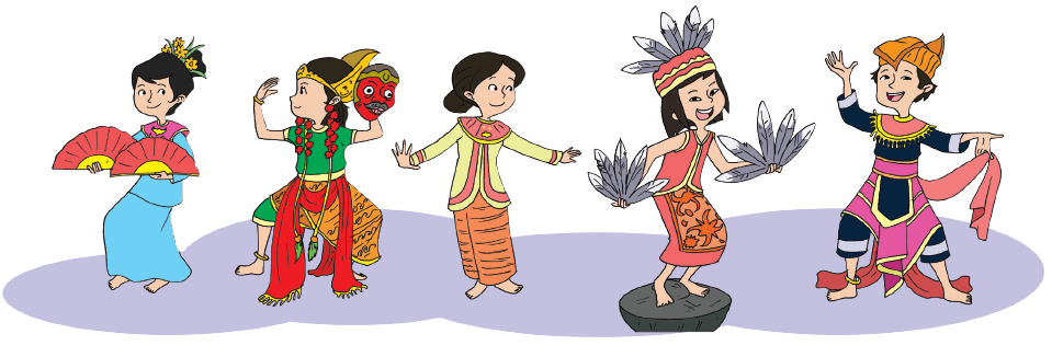 Detail Gambar Kartun Tarian Tradisional Nomer 5