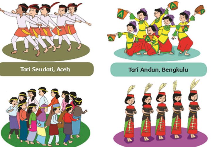 Detail Gambar Kartun Tarian Tradisional Indonesia Nomer 21