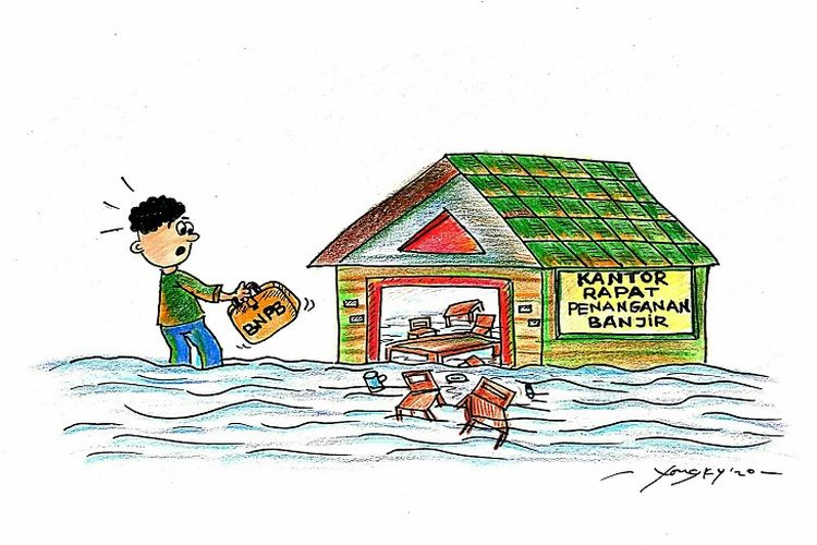 Detail Gambar Kartun Tentang Banjir Nomer 4