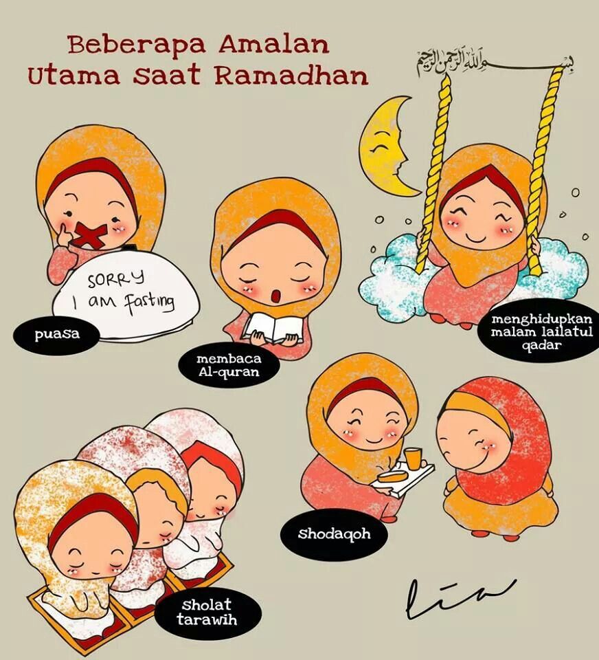 Detail Gambar Kartun Tentang Ramadhan Nomer 15