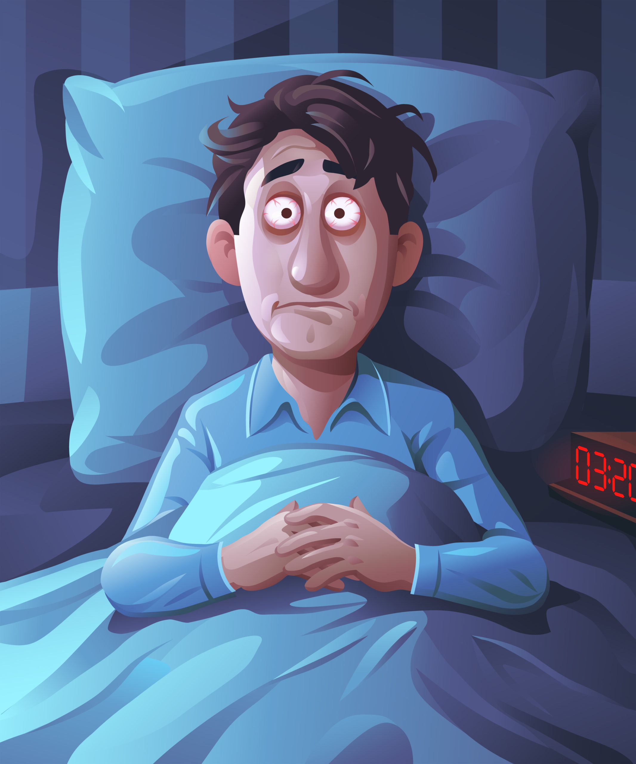 Detail Gambar Kartun Tidur Tidak Sehat Nomer 32