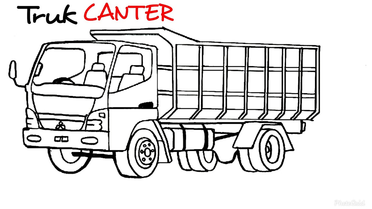 Detail Gambar Kartun Truk Canter Nomer 16