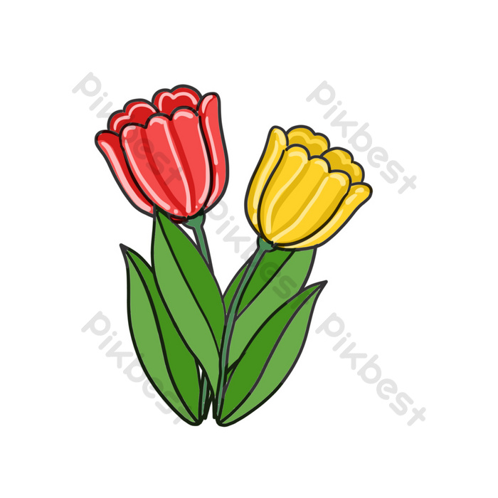 Download Gambar Kartun Tumbuhan Bunga Nomer 41