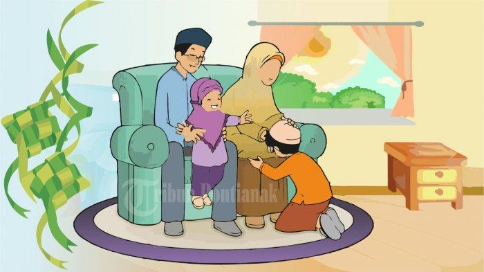 Detail Gambar Kartun Ucapan Idul Fitri Nomer 20