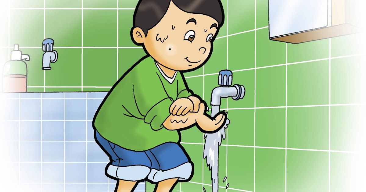 Detail Gambar Kartun Urutan Anak Wudu Nomer 52