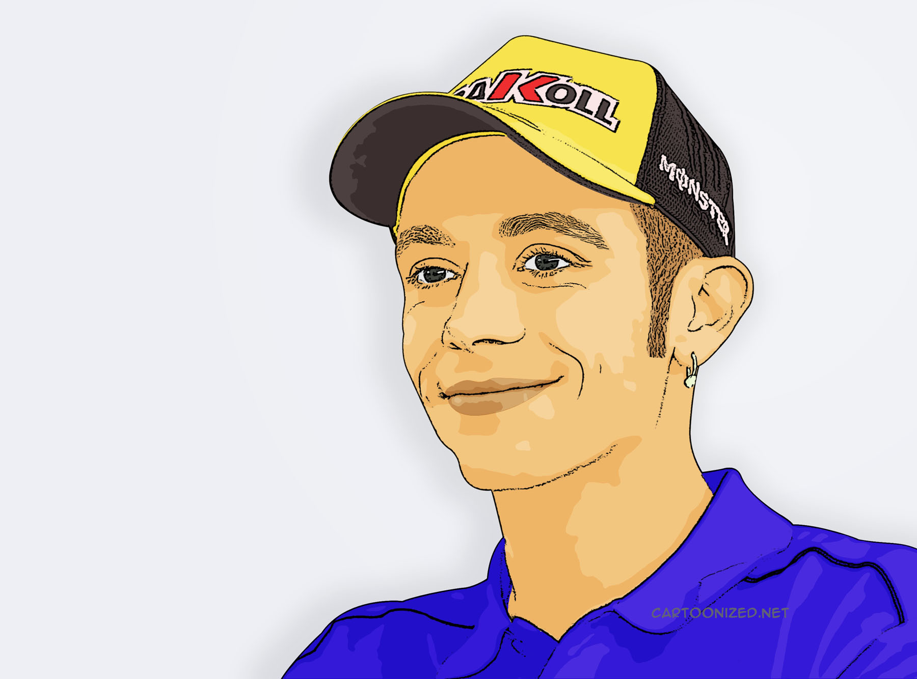 Detail Gambar Kartun Valentino Rossi Nomer 22