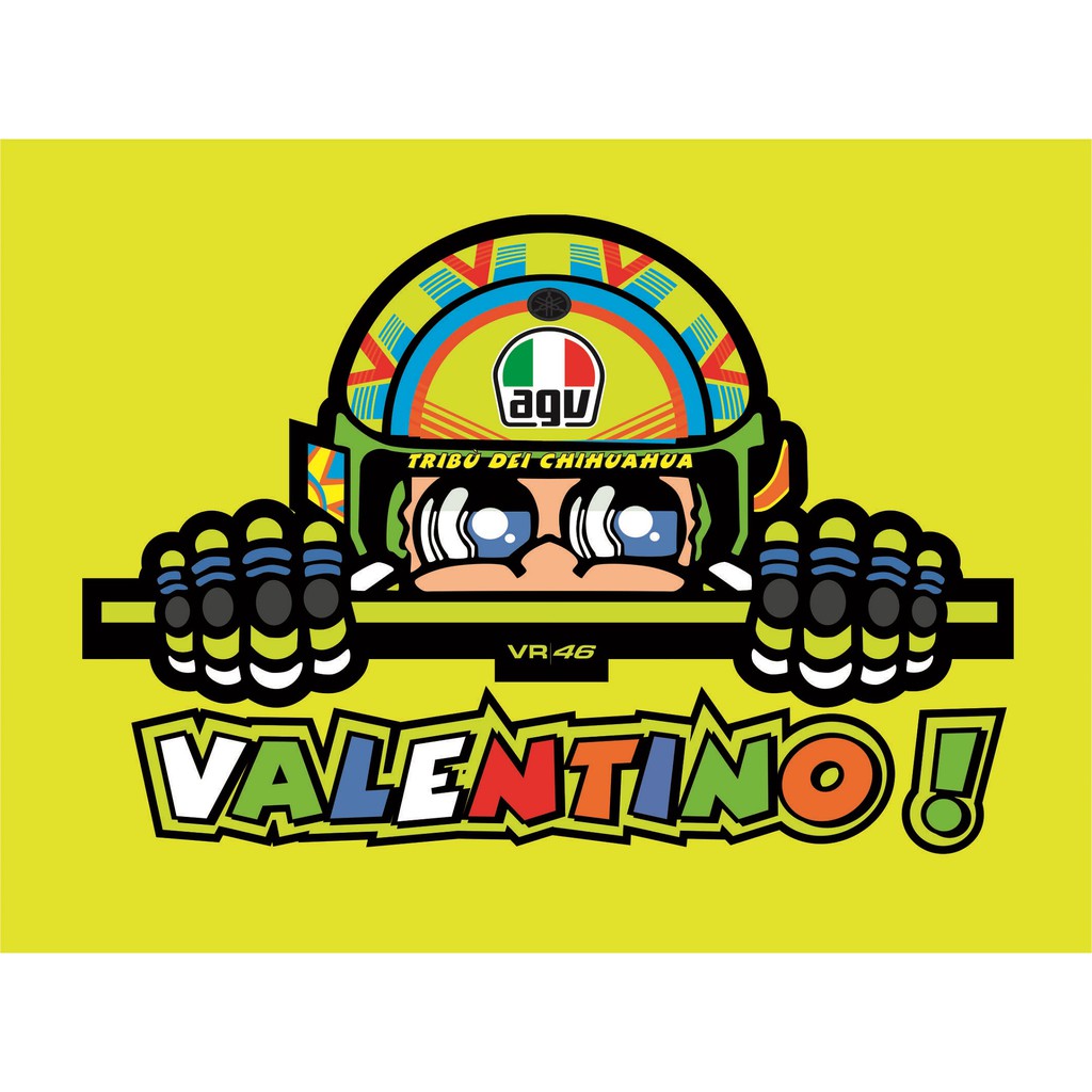 Detail Gambar Kartun Valentino Rossi Nomer 24