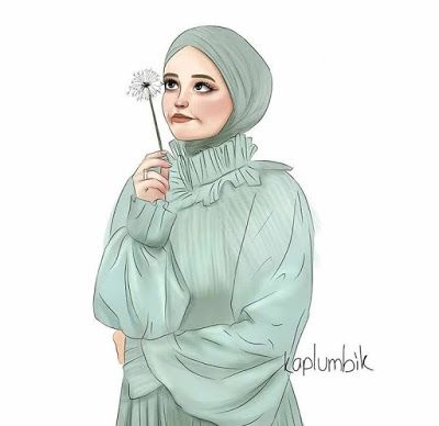 Detail Gambar Kartun Wanita Berhijab Nomer 39