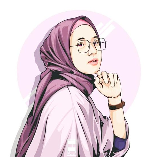 Detail Gambar Kartun Wanita Hijab Cantik Nomer 14