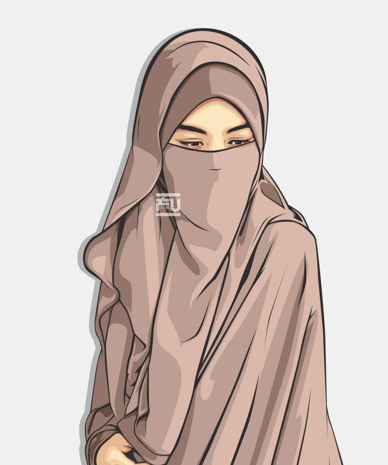 Detail Gambar Kartun Wanita Hijab Cantik Nomer 55
